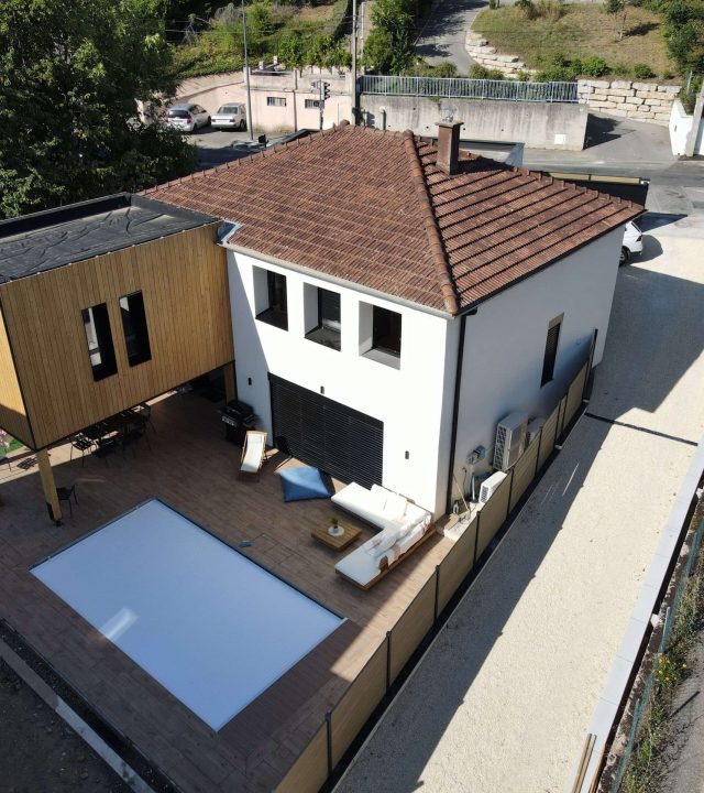 Renovation et extension de maison réalisée par Renoabita